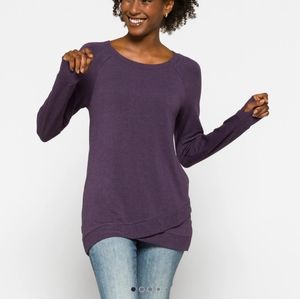 Purple Threads 4 Thought Fleece Tunic Pullover